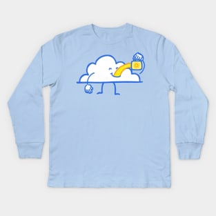 Coffee Cloud Kids Long Sleeve T-Shirt